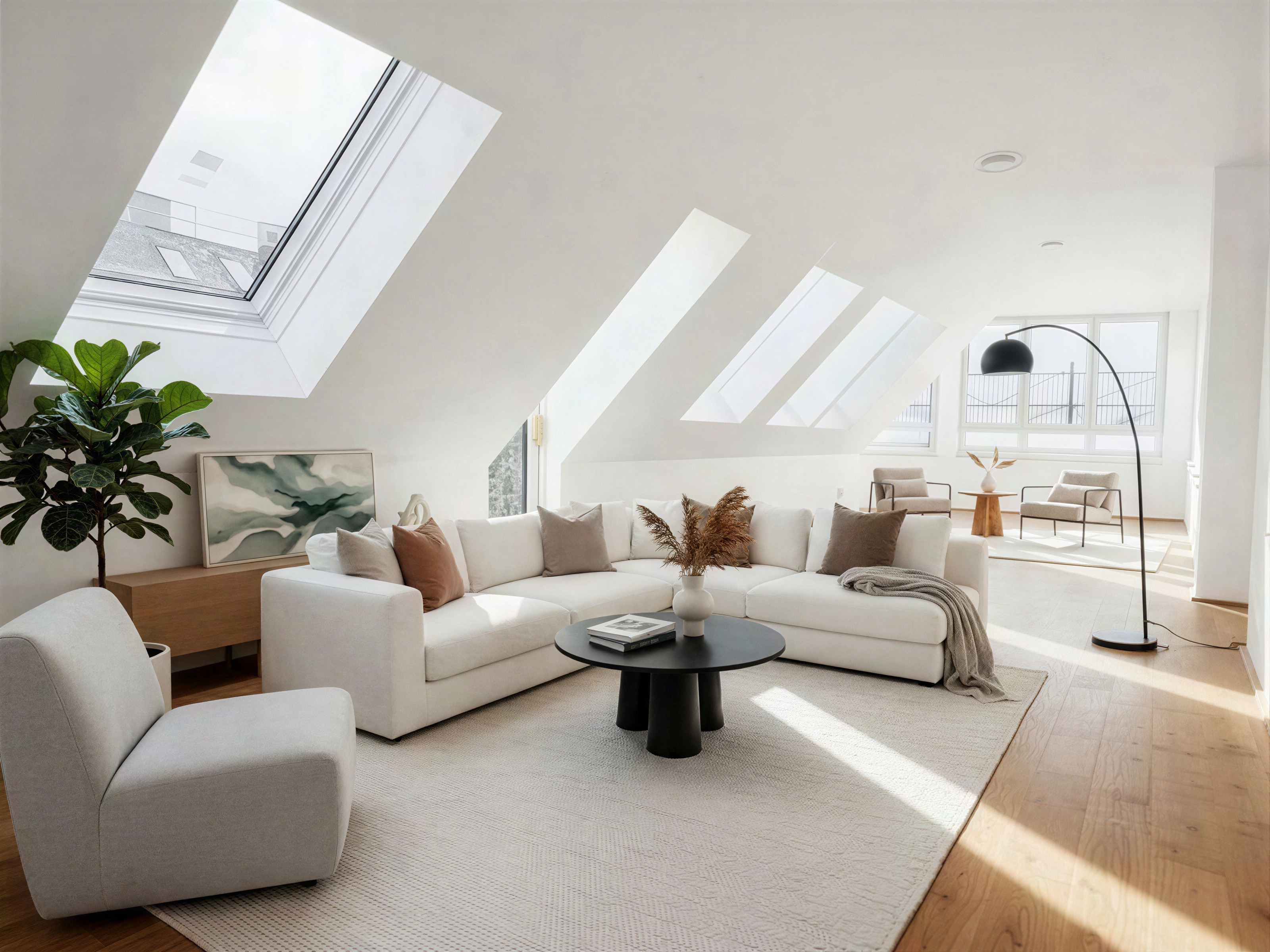 Penthouse Wohnbereich – Ansicht 2